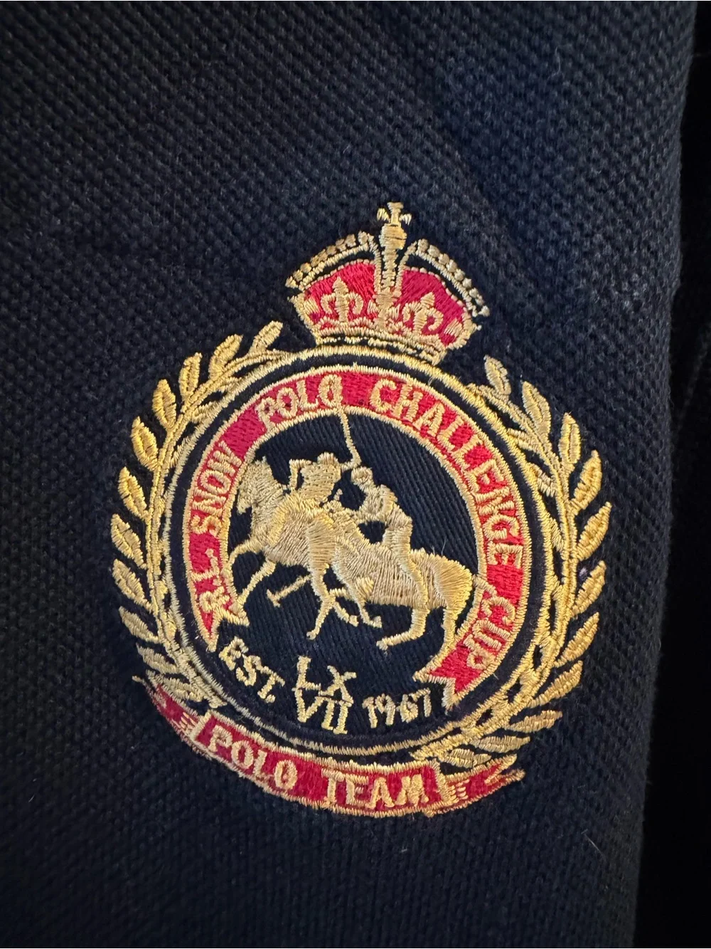 Polo Ralph Lauren RL Snow‎ Cup Rugby Polo Shirt Men's XXL Pony Crest Elbow Patch